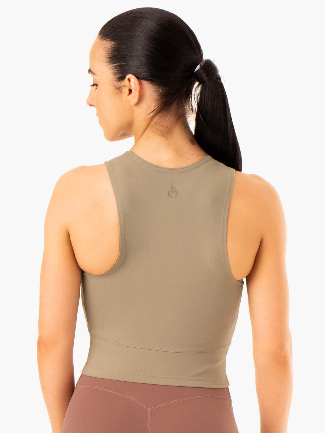 NKD Refine Tank - Khaki Clothing Ryderwear