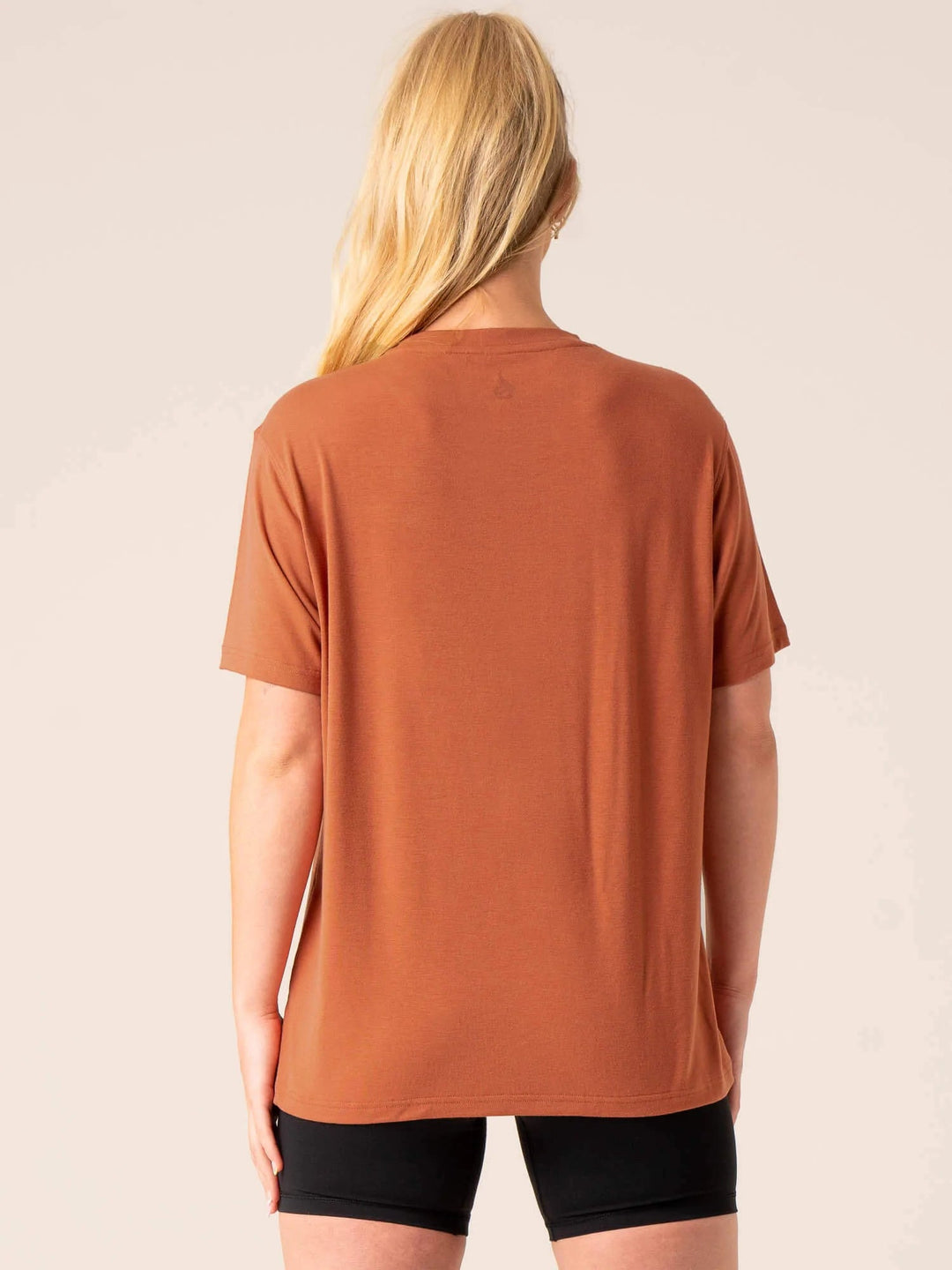 Off Side Longline T-Shirt - Mocha Clothing Ryderwear