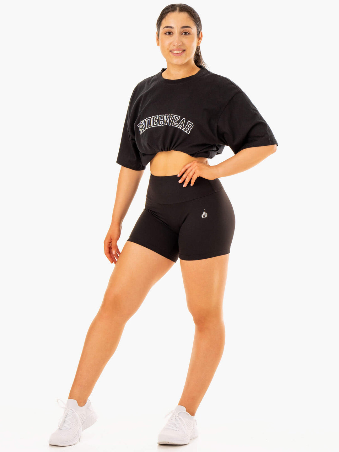 Oversized T-Shirt - Black Clothing Ryderwear