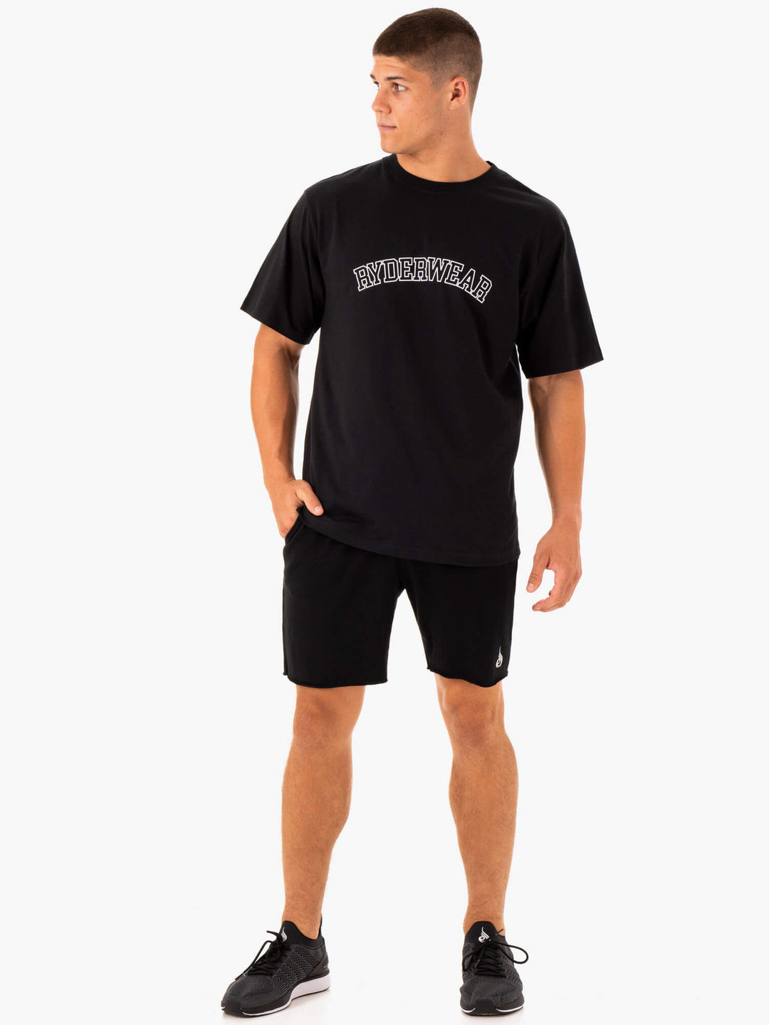Oversized T-Shirt - Black Clothing Ryderwear