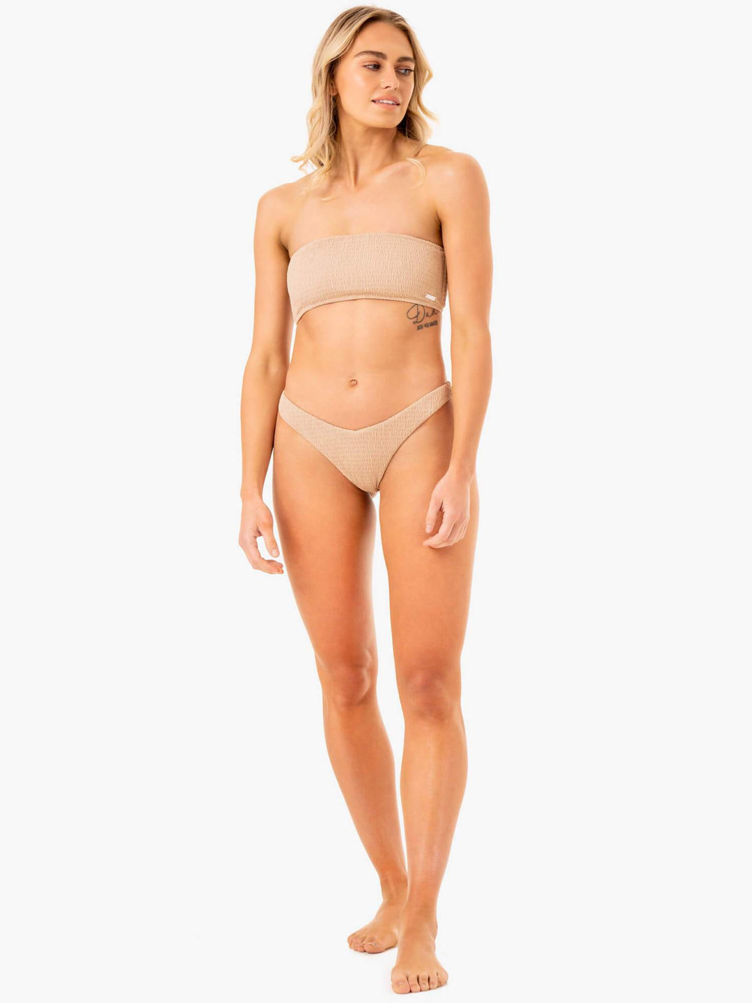 Paradise Bandeau Bikini Top - Sand Clothing Ryderwear
