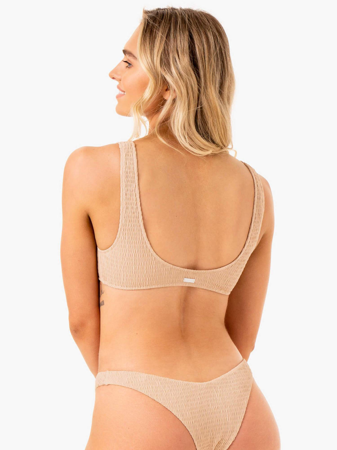 Paradise Scoop Bikini Top - Sand Clothing Ryderwear