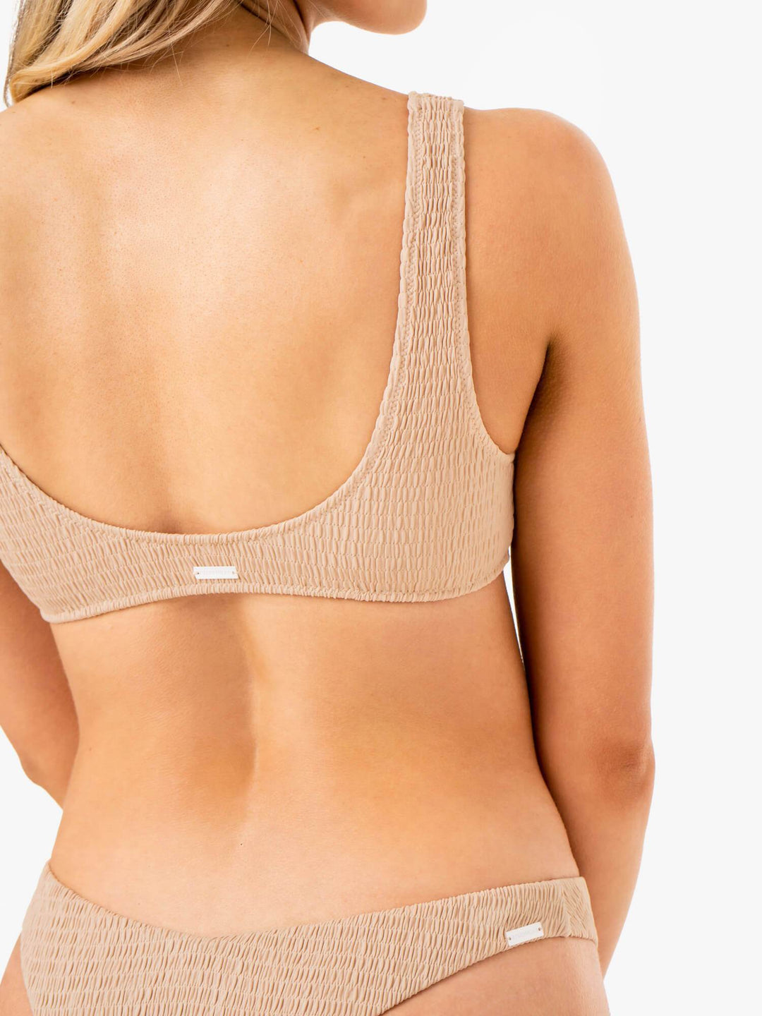 Paradise Scoop Bikini Top - Sand Clothing Ryderwear