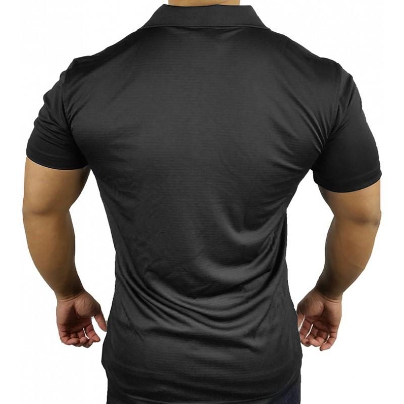 Polo Tee - Black - Back