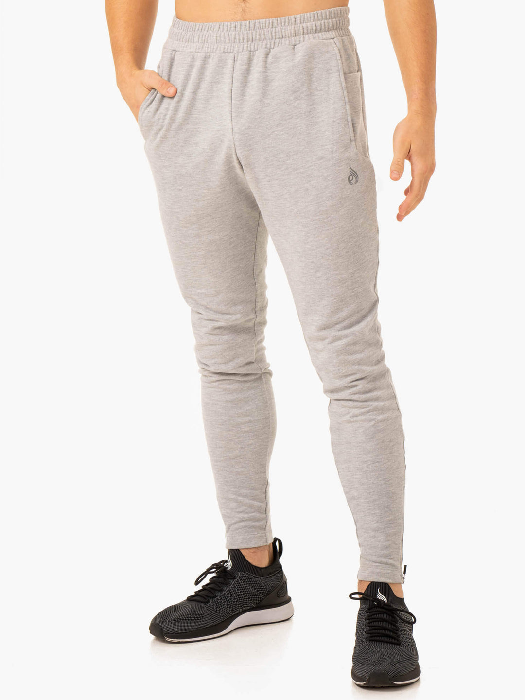 Pursuit Track Pants - Light Grey Marl Clothing Ryderwear