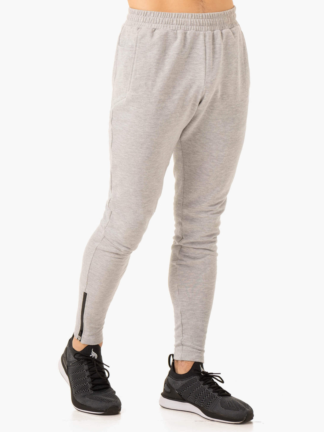 Pursuit Track Pants - Light Grey Marl Clothing Ryderwear