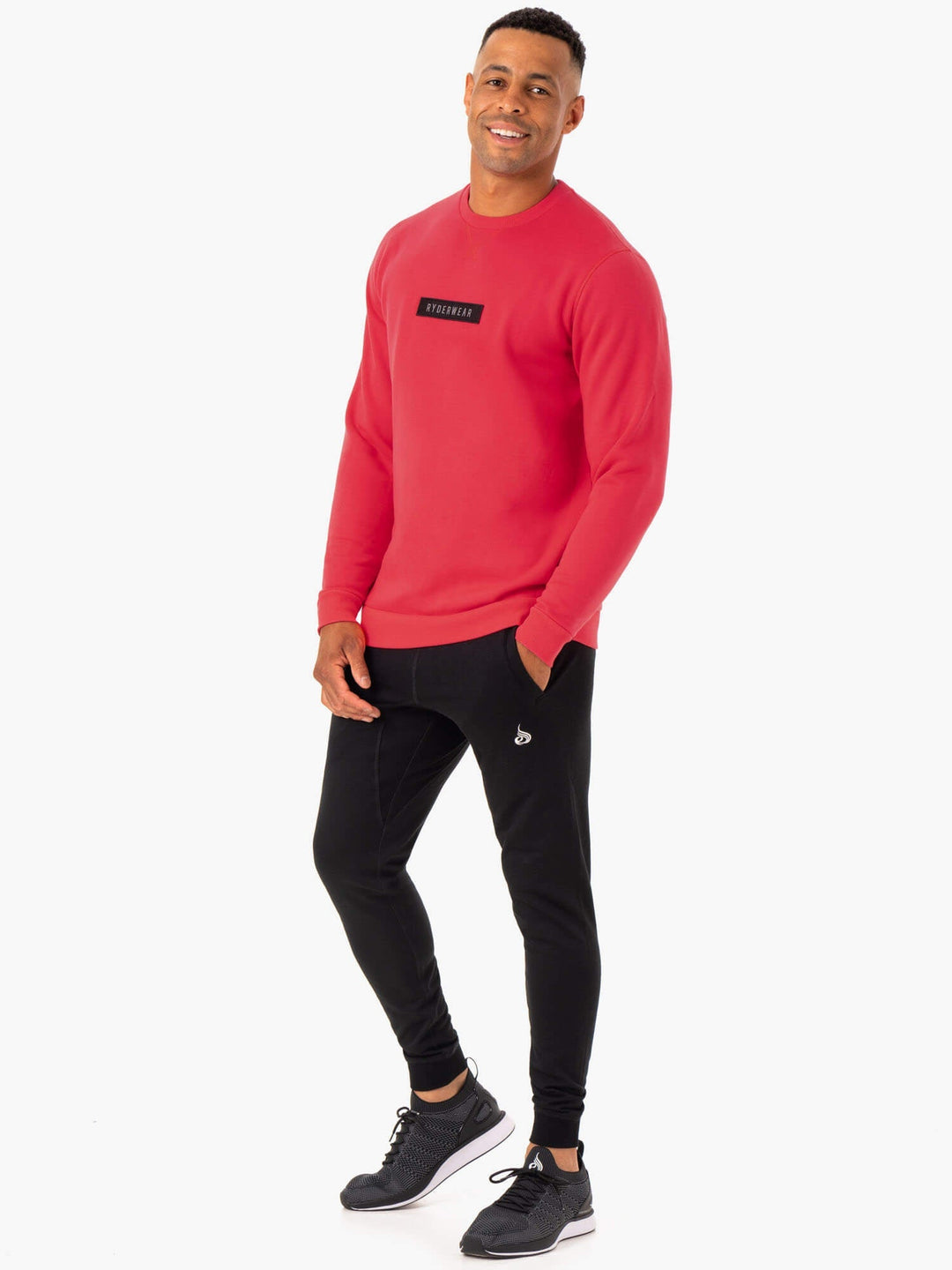 Recharge Pullover - Red Clothing Ryderwear