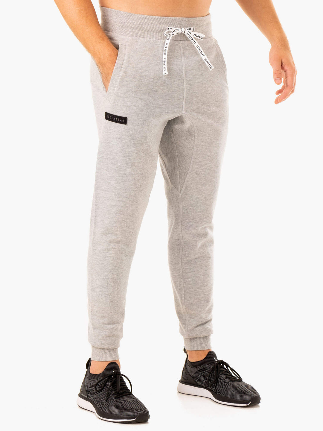 Recharge Tapered Track Pant - Grey Marl Clothing Ryderwear