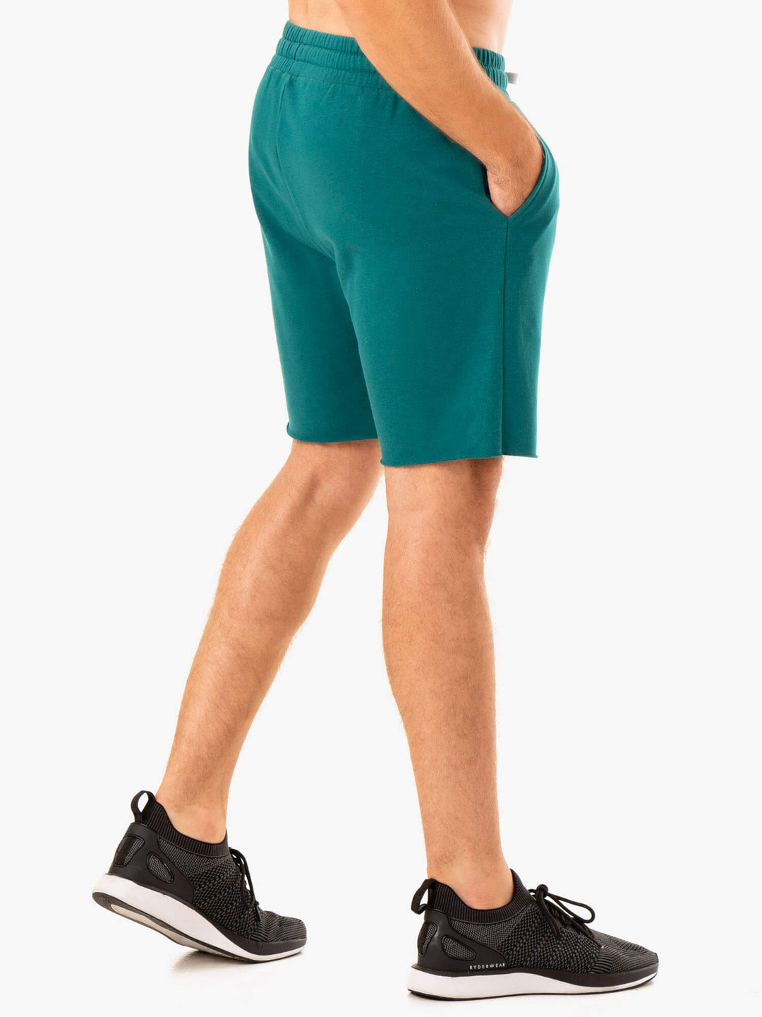 Recharge Track Gym Short - Teal Clothing Ryderwear