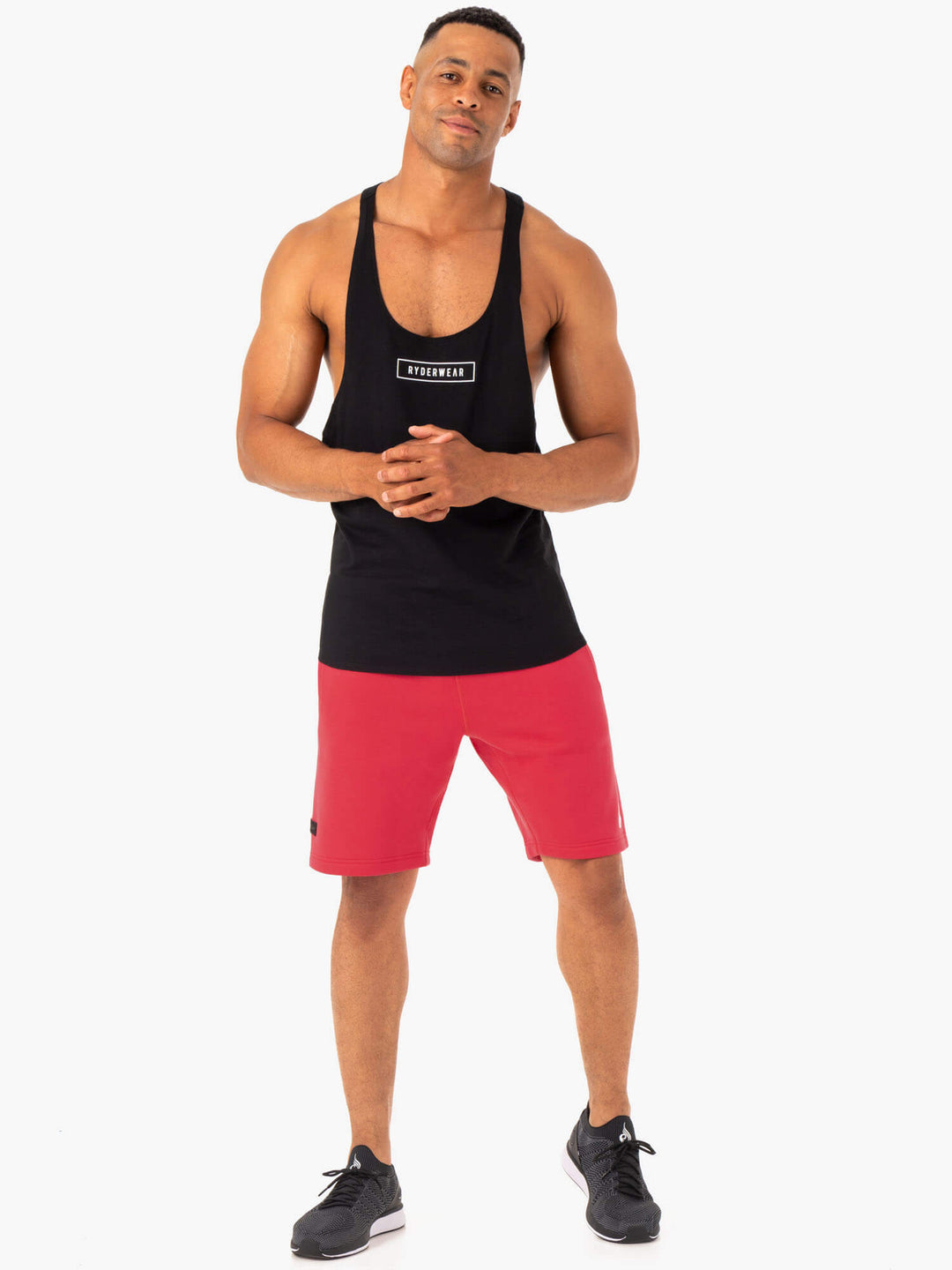 Recharge Track Short - Red Clothing Ryderwear