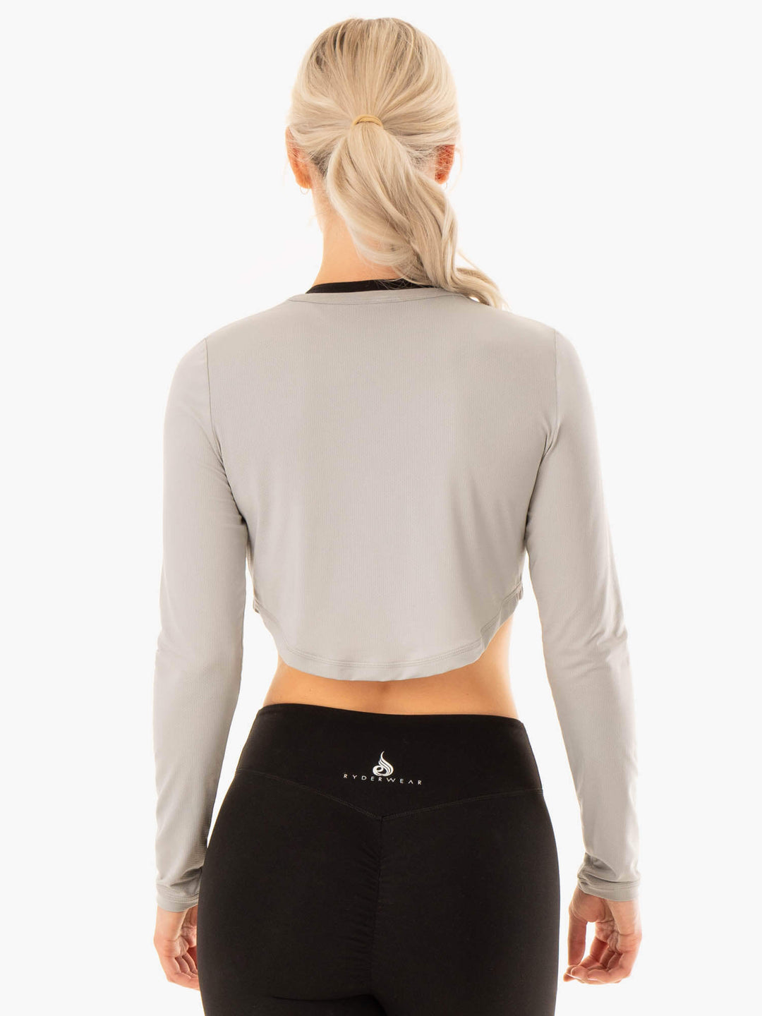 Revival Long Sleeve Mesh T-Shirt - Grey Clothing Ryderwear