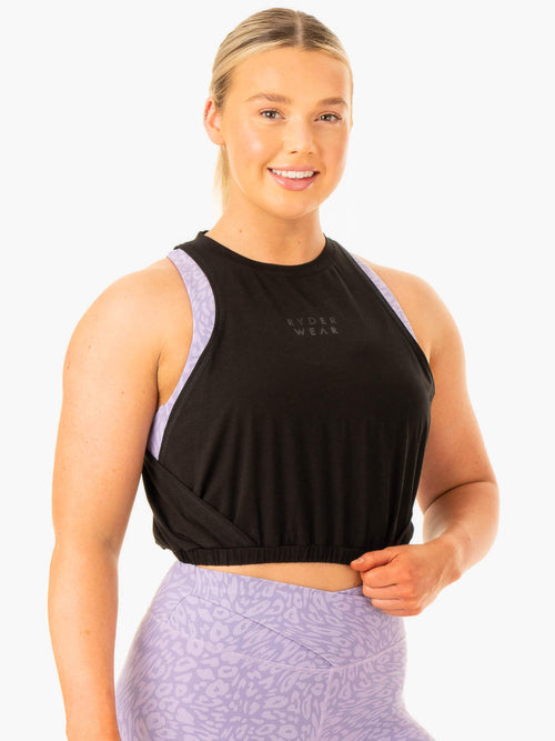 Rotation Tank Black