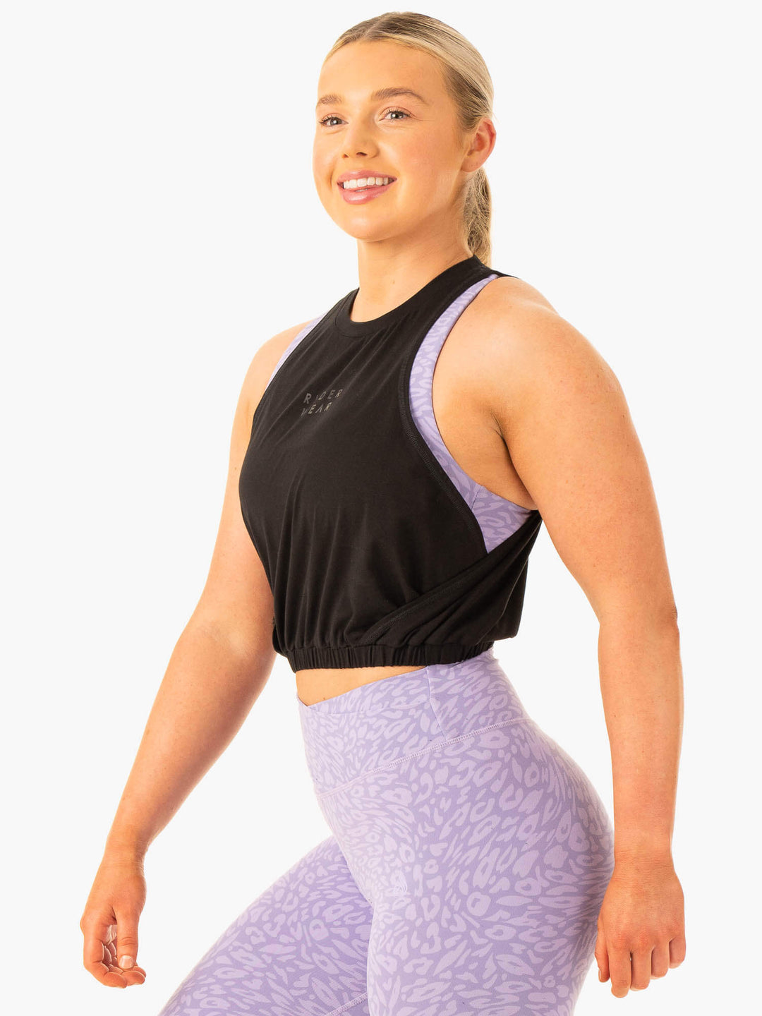Rotation Tank - Black Clothing Ryderwear