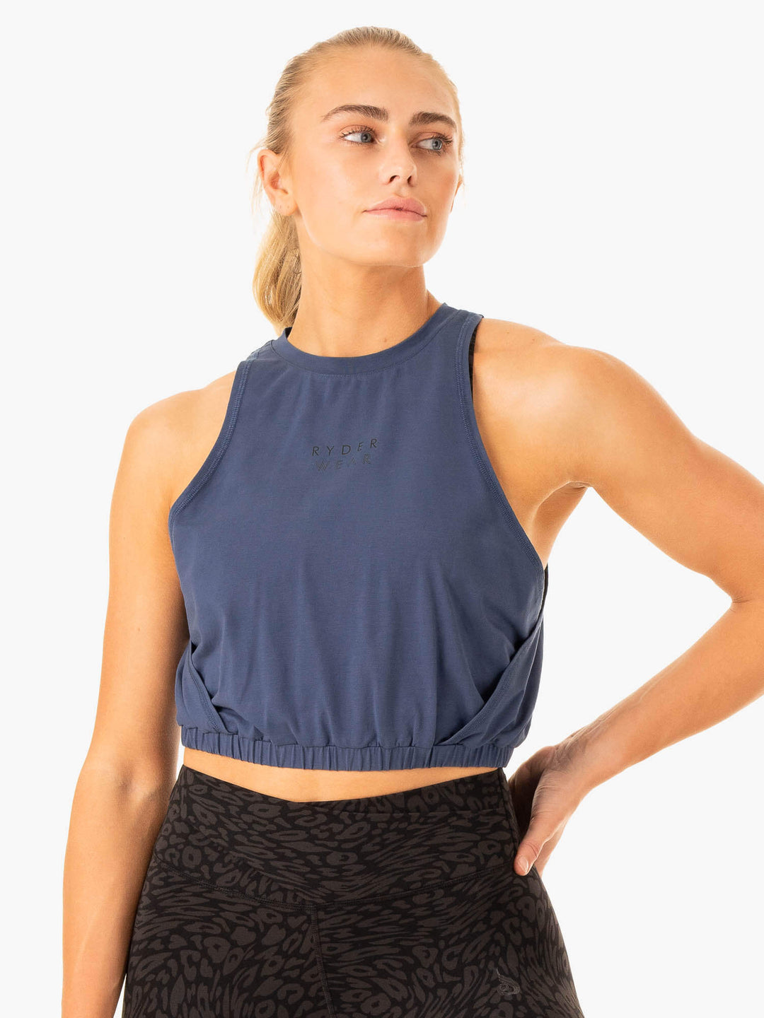 Rotation Tank - Navy Clothing Ryderwear