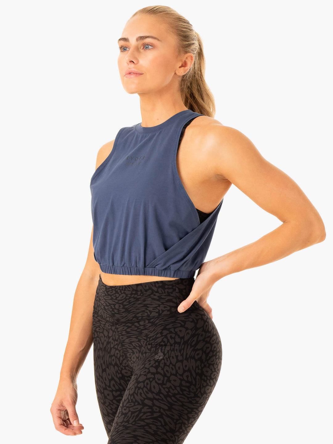 Rotation Tank - Navy Clothing Ryderwear