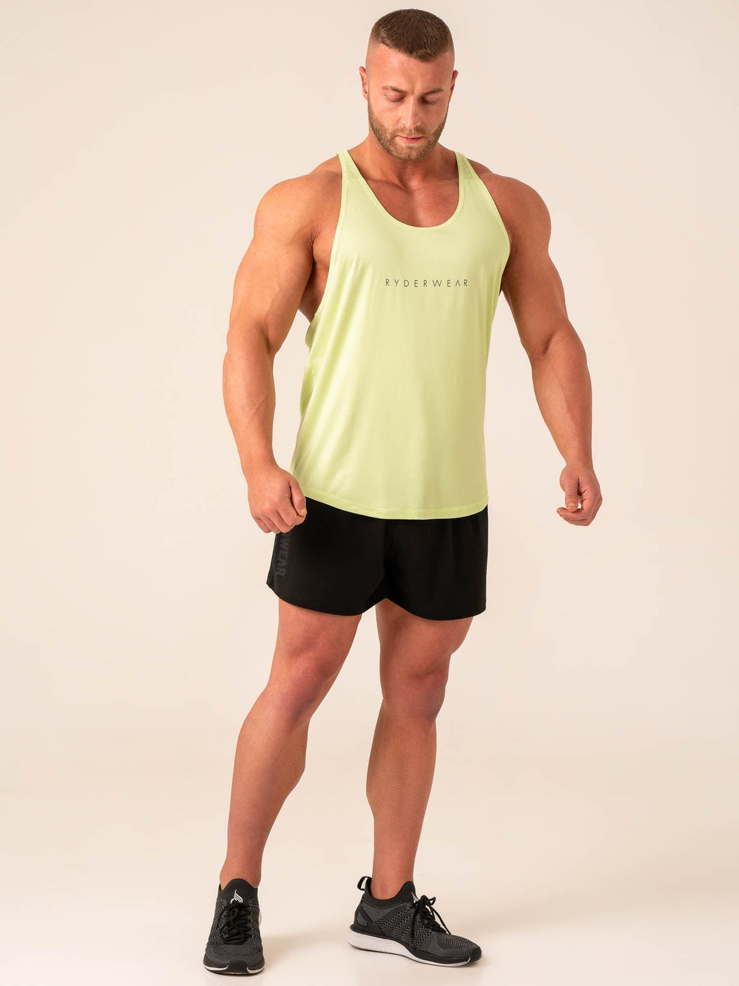 Ryder T-Back Men - Lime Clothing Ryderwear