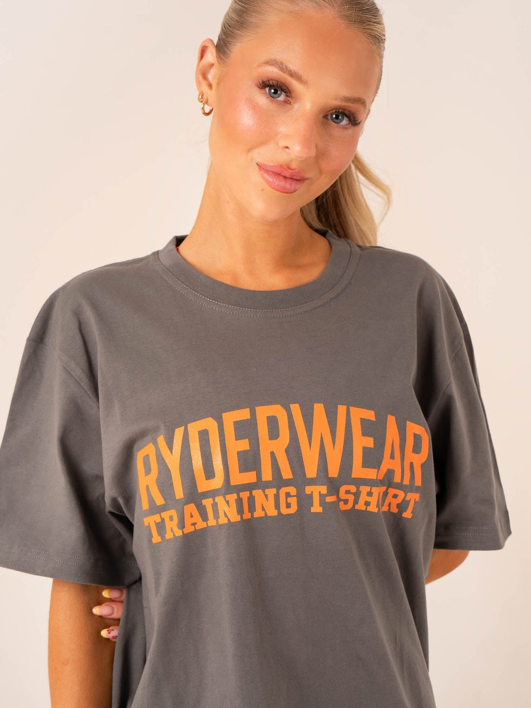 Ryderwear Training T-Shirt - Charcoal Clothing Ryderwear