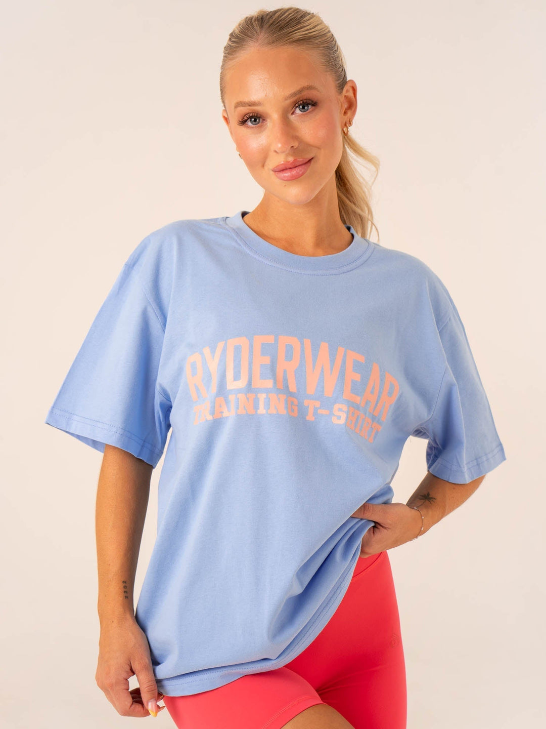 Ryderwear Training T-Shirt - Sky Blue Clothing Ryderwear