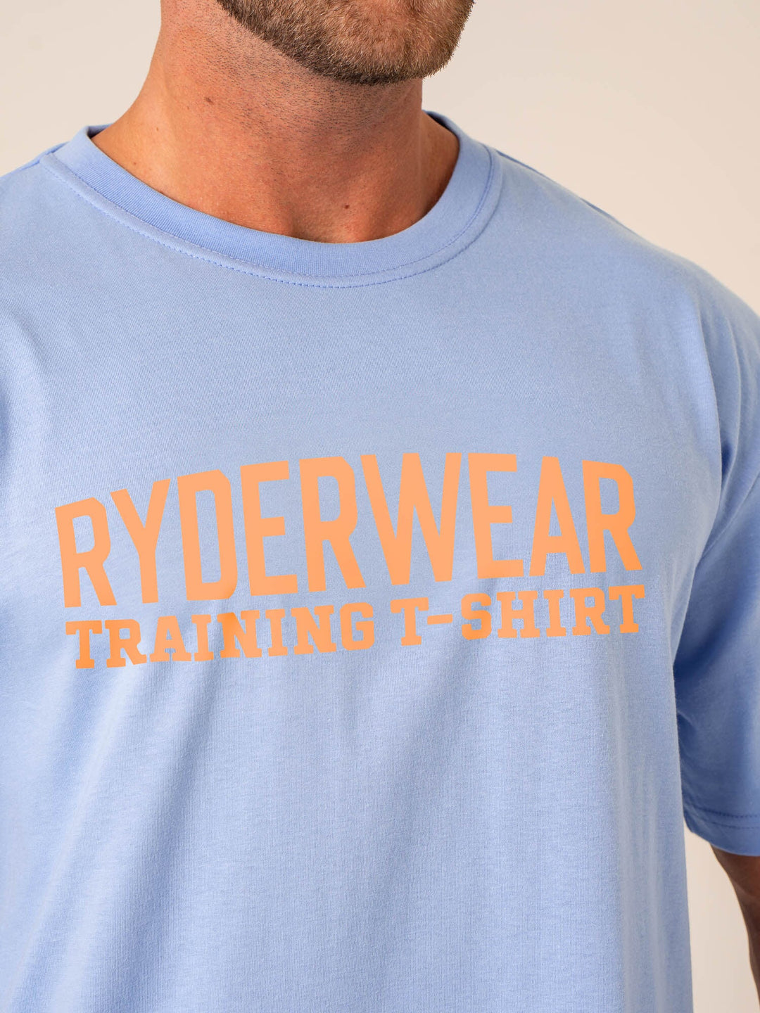 Ryderwear Training T-Shirt - Sky Blue Clothing Ryderwear