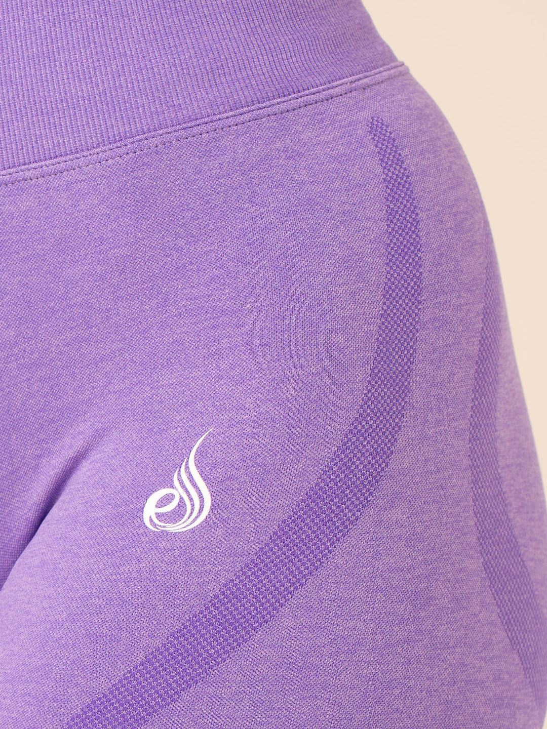 Sculpt Seamless Leggings - Violet Marl Clothing Ryderwear