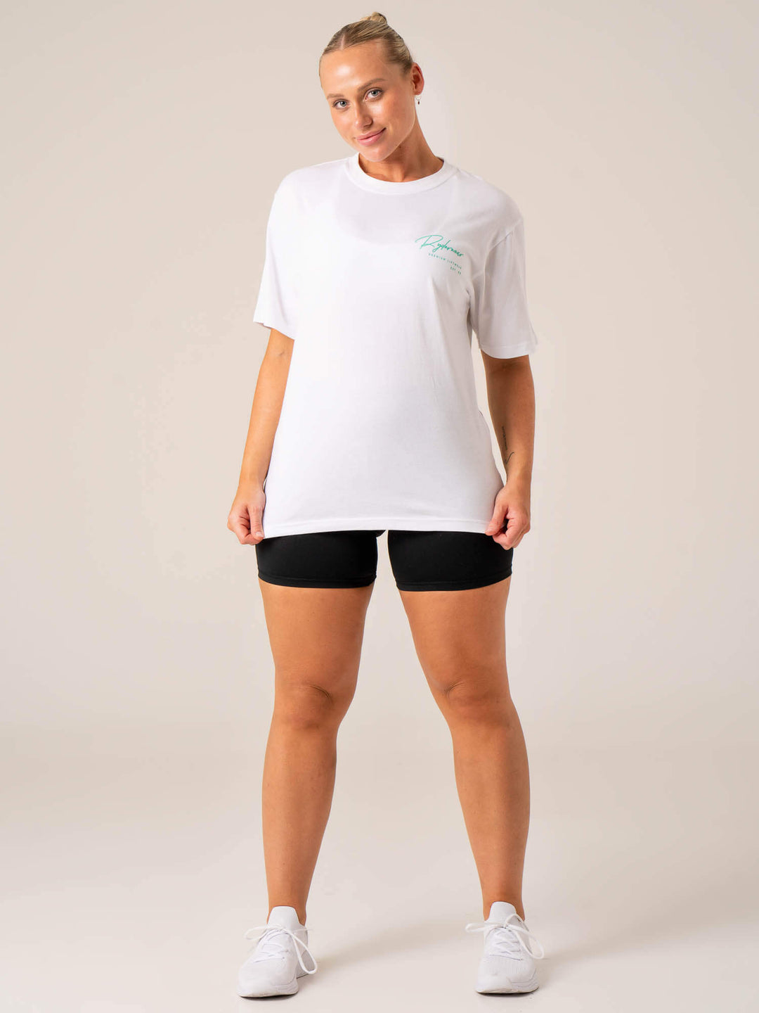 Signature T-Shirt - White Clothing Ryderwear