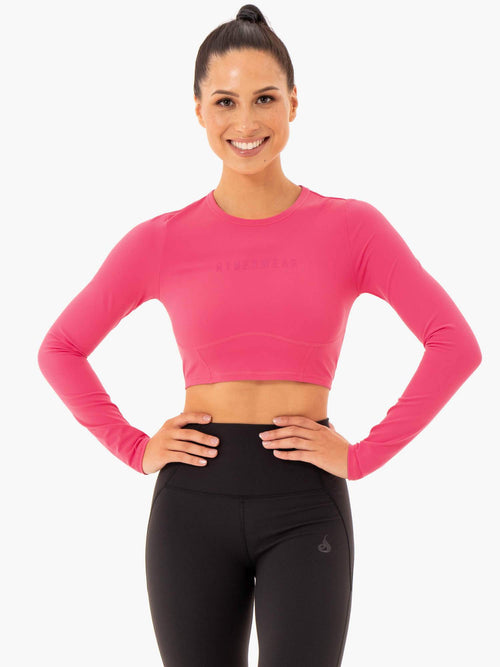 Sola Long Sleeve Top Pink