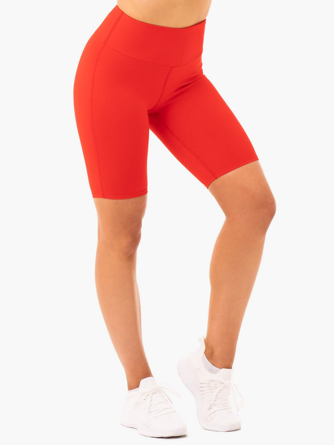 Staples Bike Shorts - Red Clothing Ryderwear