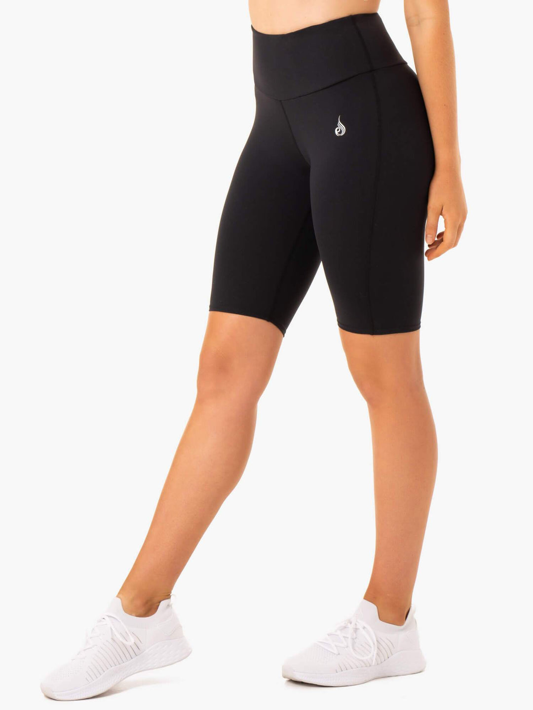 Staples Scrunch Bum Bike Shorts - Black Clothing Ryderwear