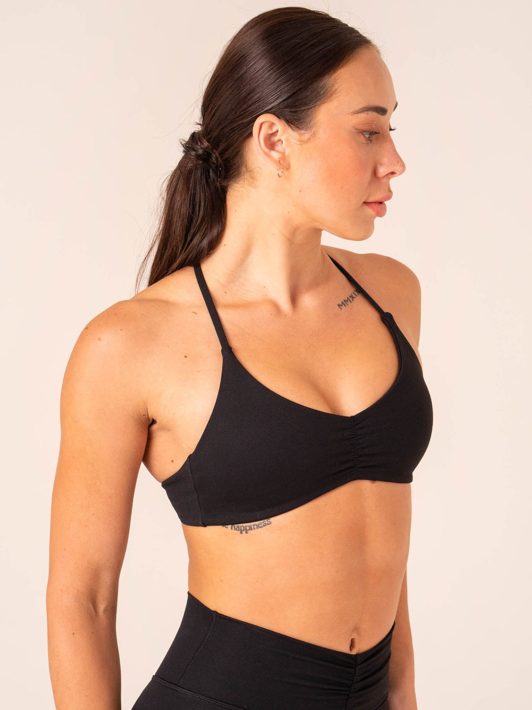 Tempo Sports Bra - Black Clothing Ryderwear