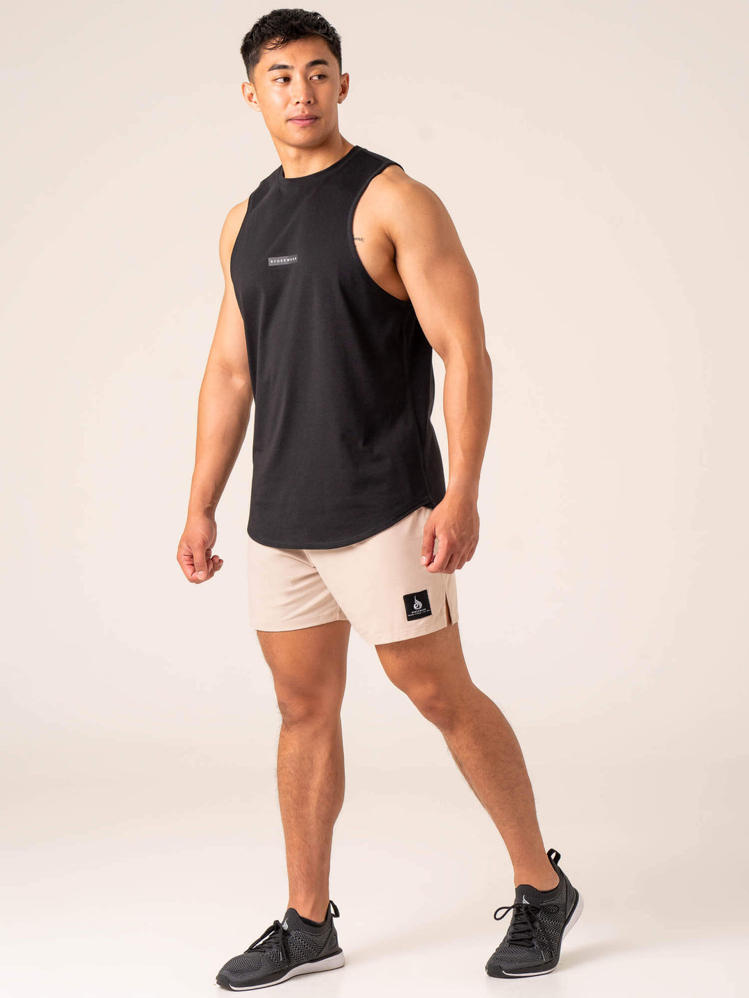 Terrain Mesh Gym Shorts - Chalk Clothing Ryderwear