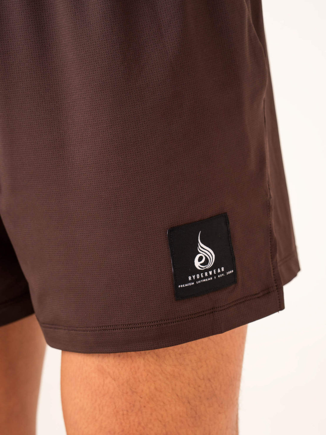 Terrain Mesh Gym Shorts - Dark Oak Clothing Ryderwear