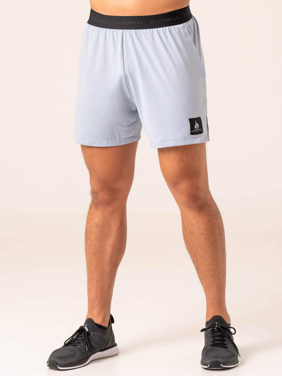 Terrain Mesh Gym Shorts - Ice Blue Clothing Ryderwear