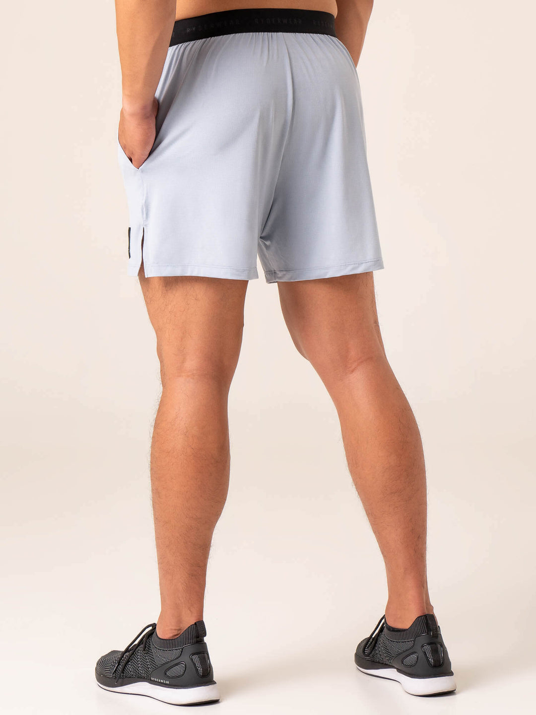 Terrain Mesh Gym Shorts - Ice Blue Clothing Ryderwear