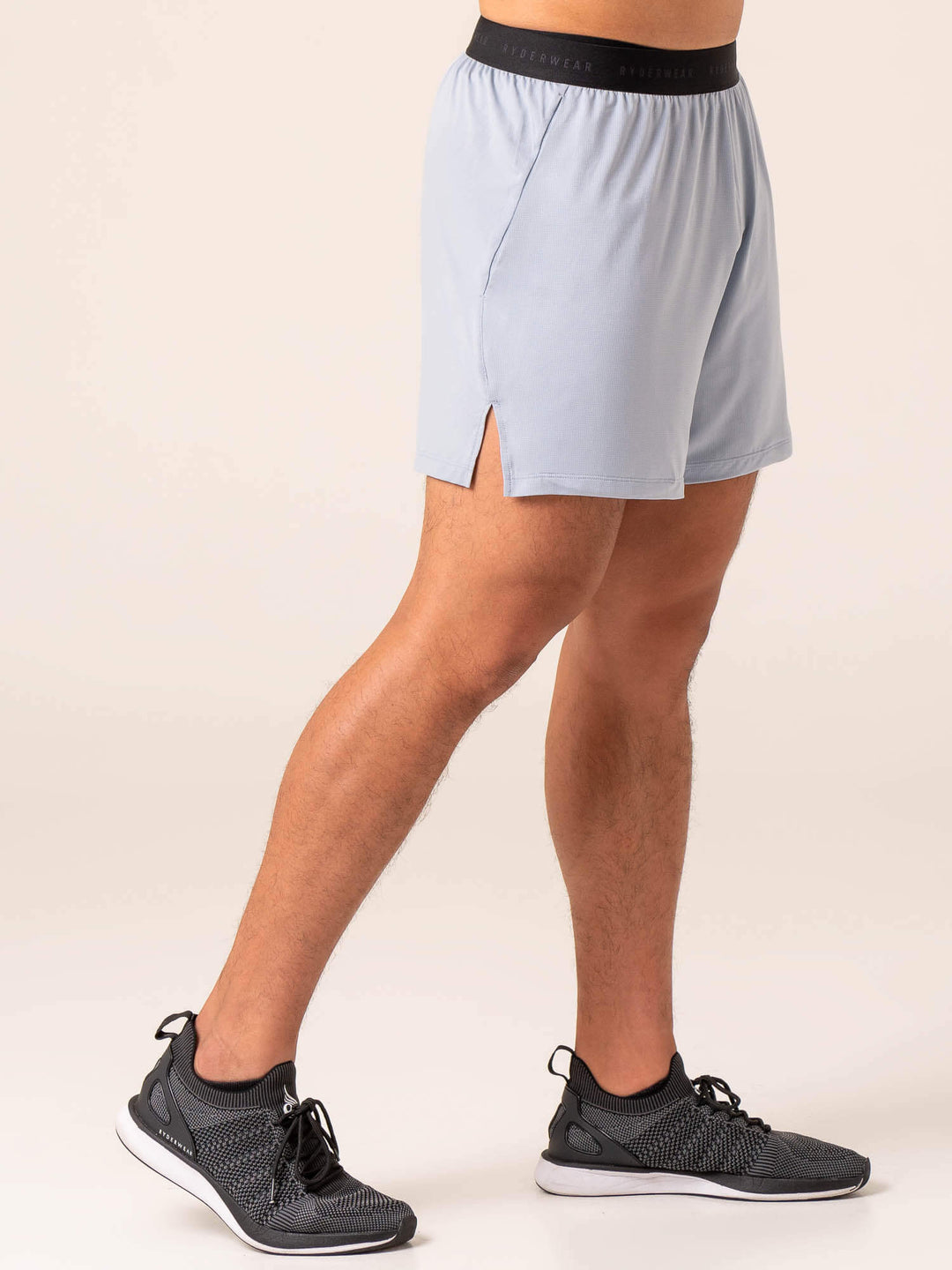 Terrain Mesh Gym Shorts - Ice Blue Clothing Ryderwear