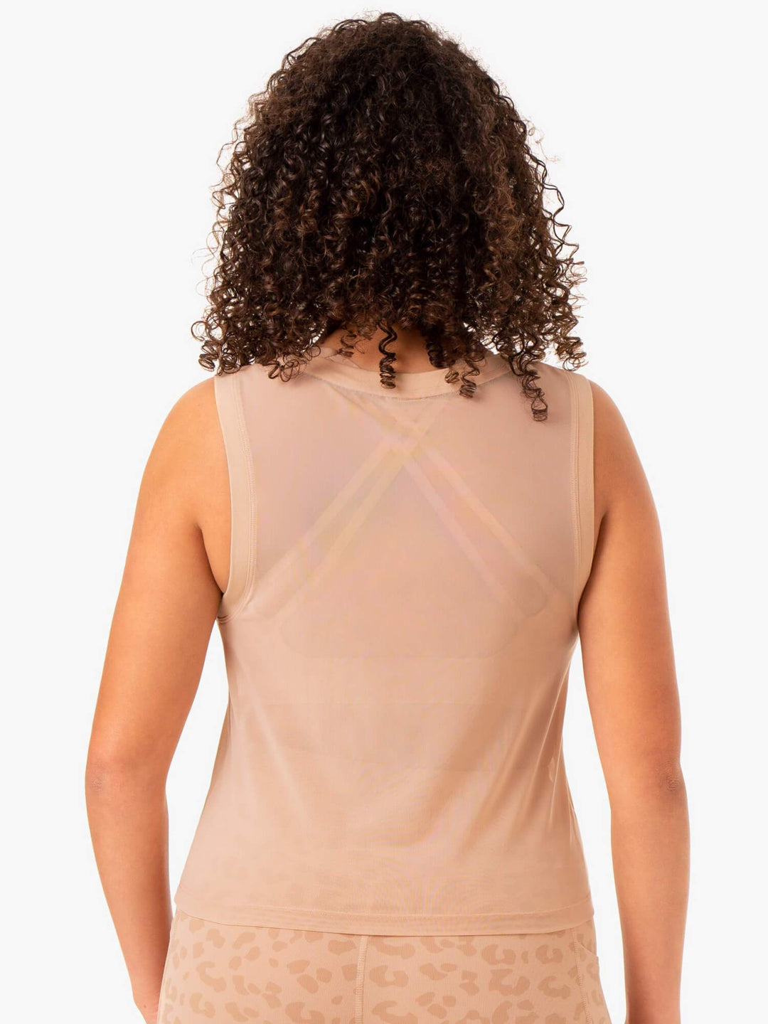 Ultra Mesh Tank - Tan Clothing Ryderwear