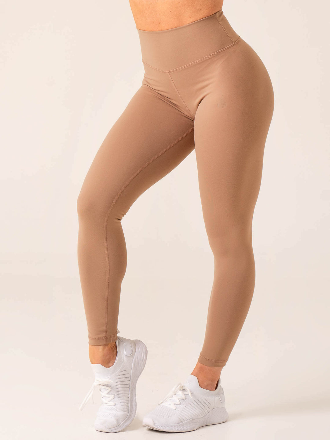 Unstoppable High Waisted Scrunch Leggings - Mocha Clothing Ryderwear