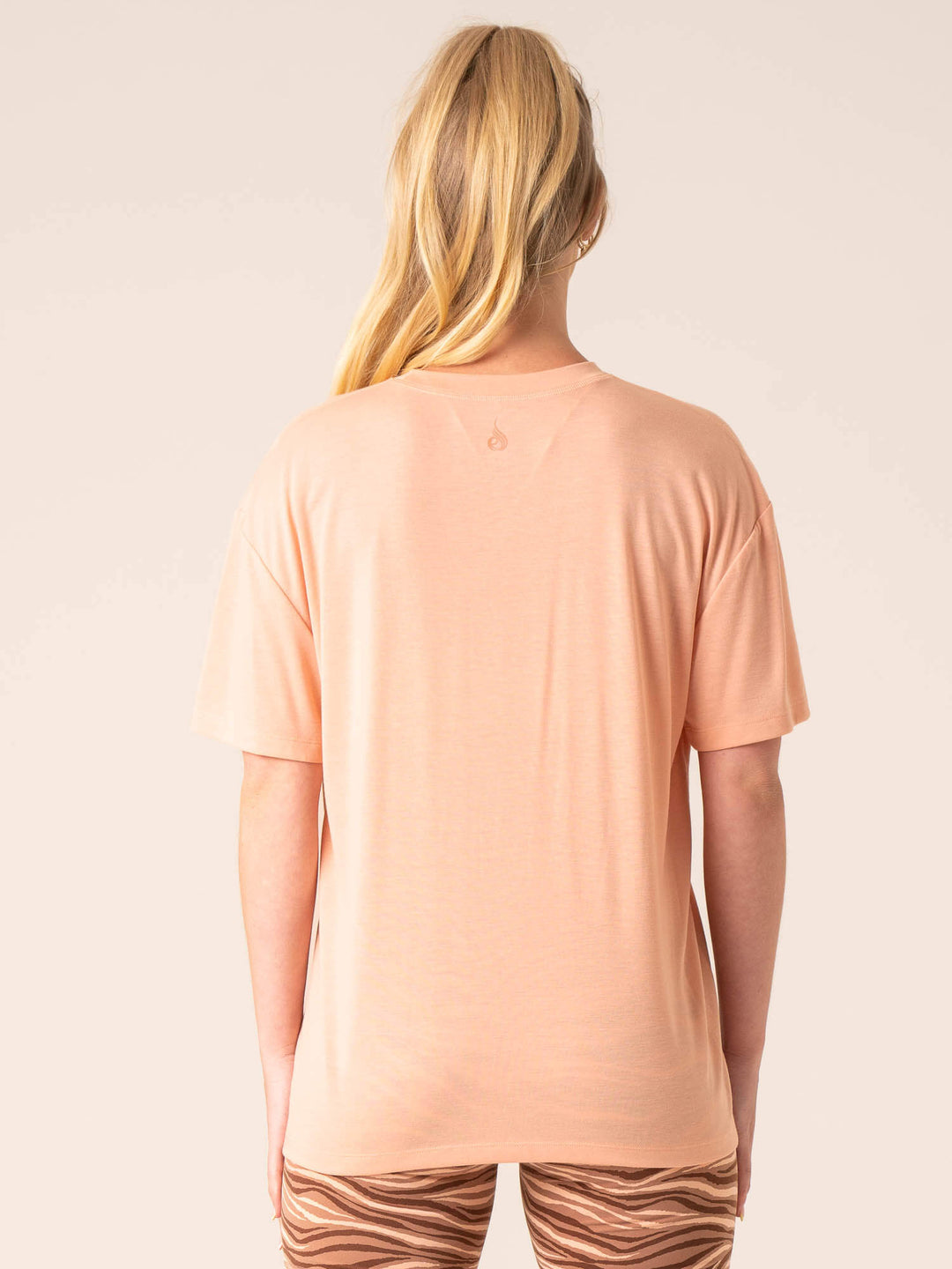 Unstoppable Oversized T-Shirt - Peach Clothing Ryderwear