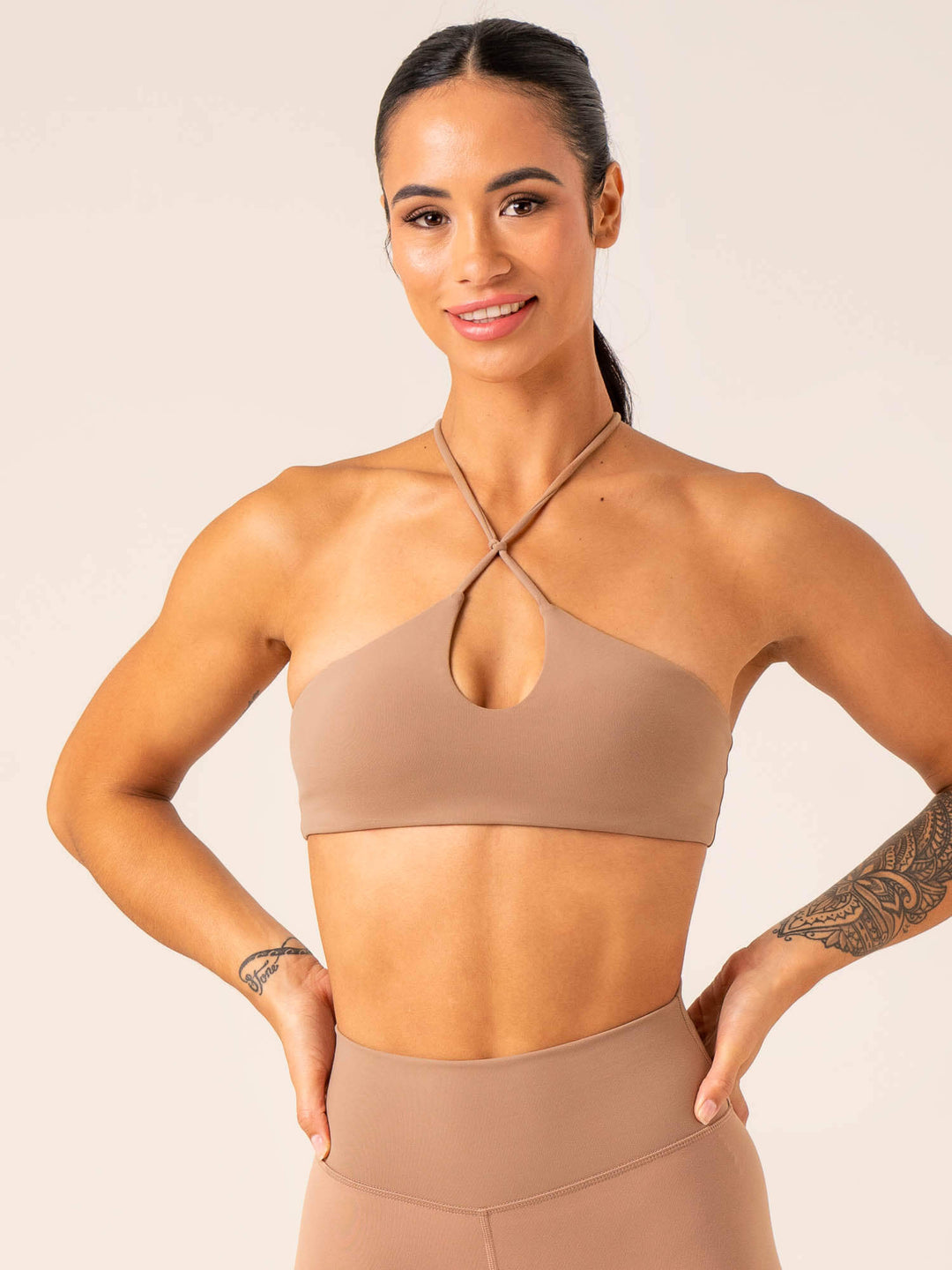 Unstoppable Sports Bra - Mocha Clothing Ryderwear