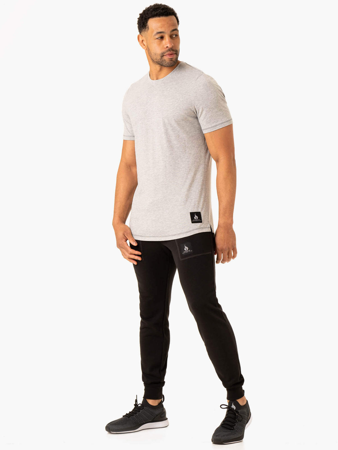 Vital T-Shirt - Grey Marl Clothing Ryderwear