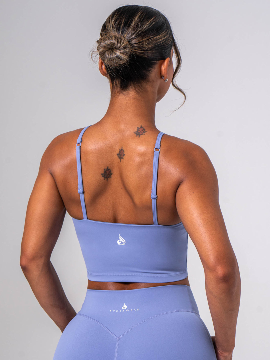 NKD Embody Tank Bra - Steel Blue