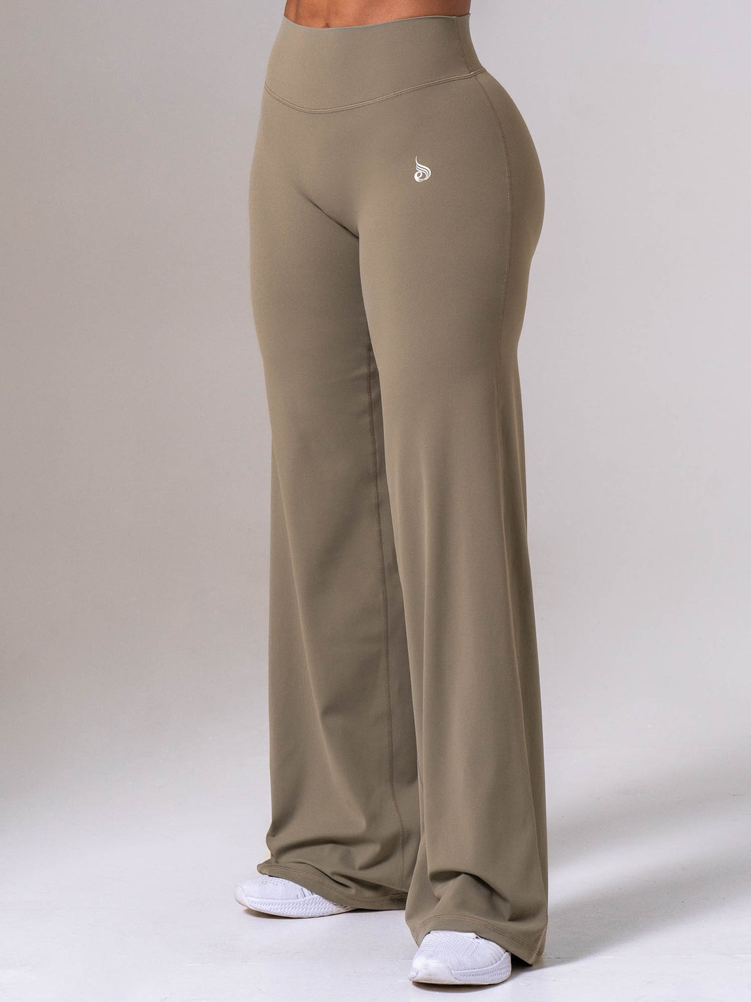 NKD Wide Leggings - Dusty Olive