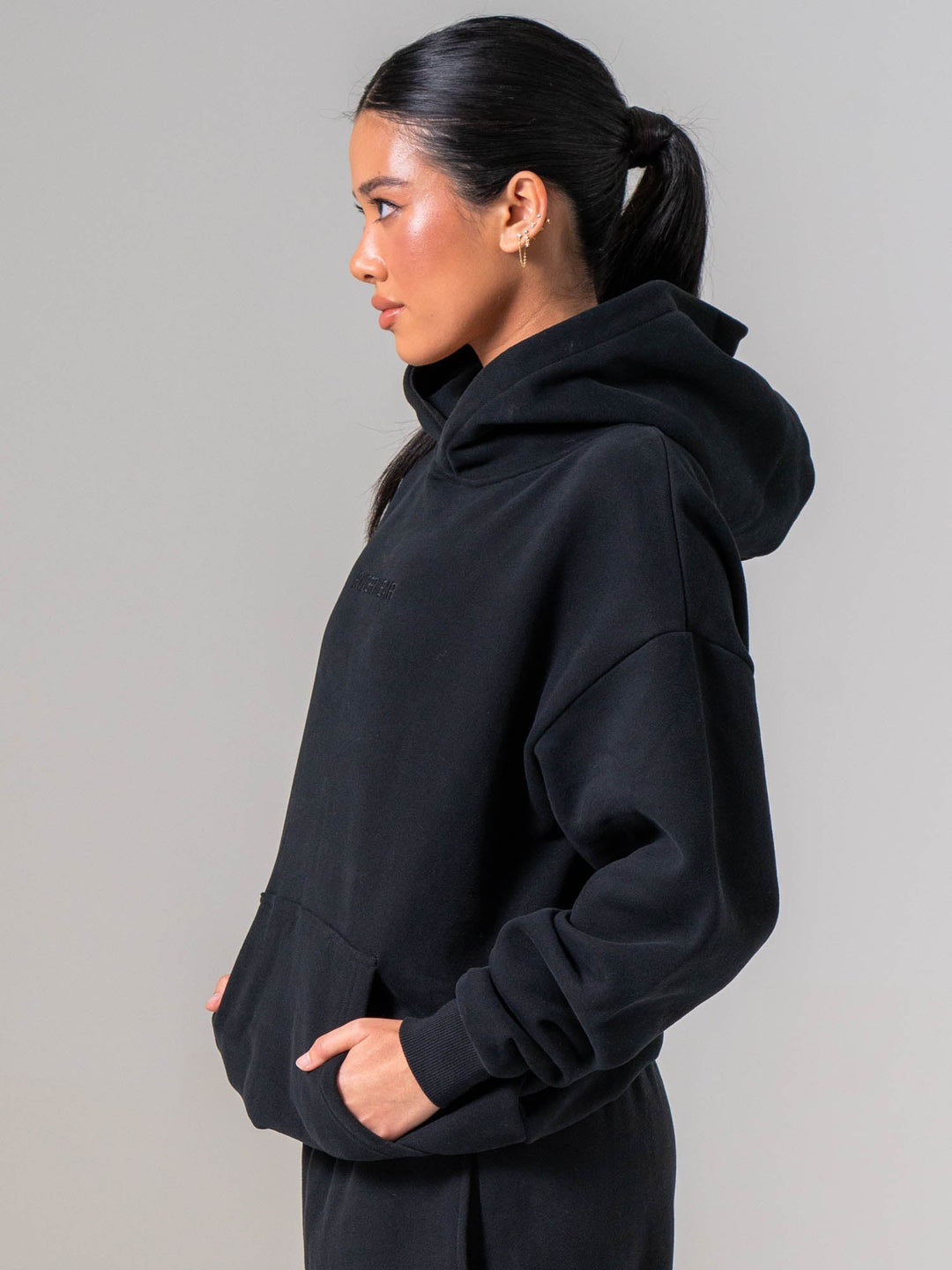 Plush Hoodie - Black