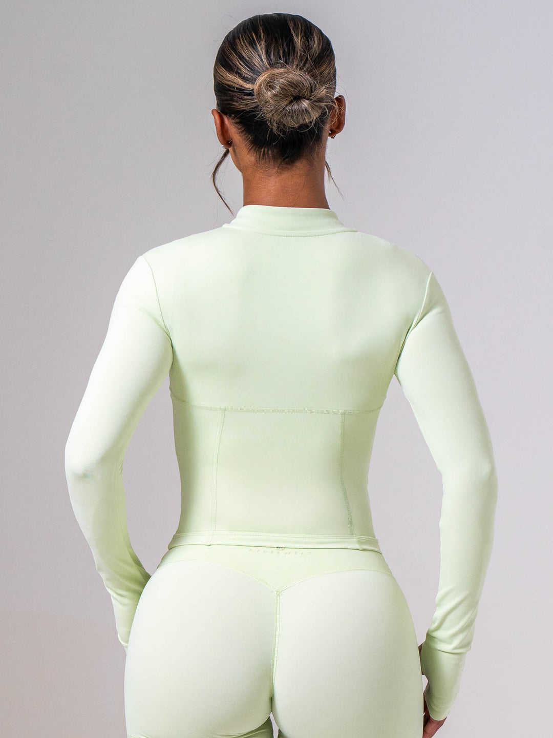 NKD Cropped Zip Jacket - Matcha