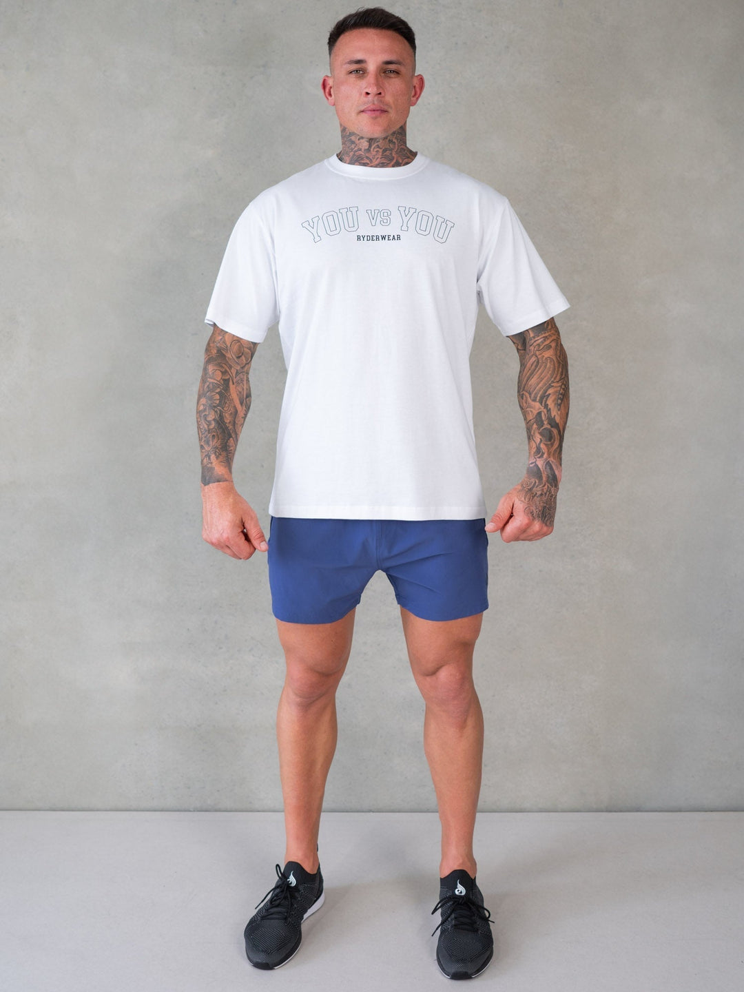Adapt 5" Training Short - Faded Navy Clothing Ryderwear 