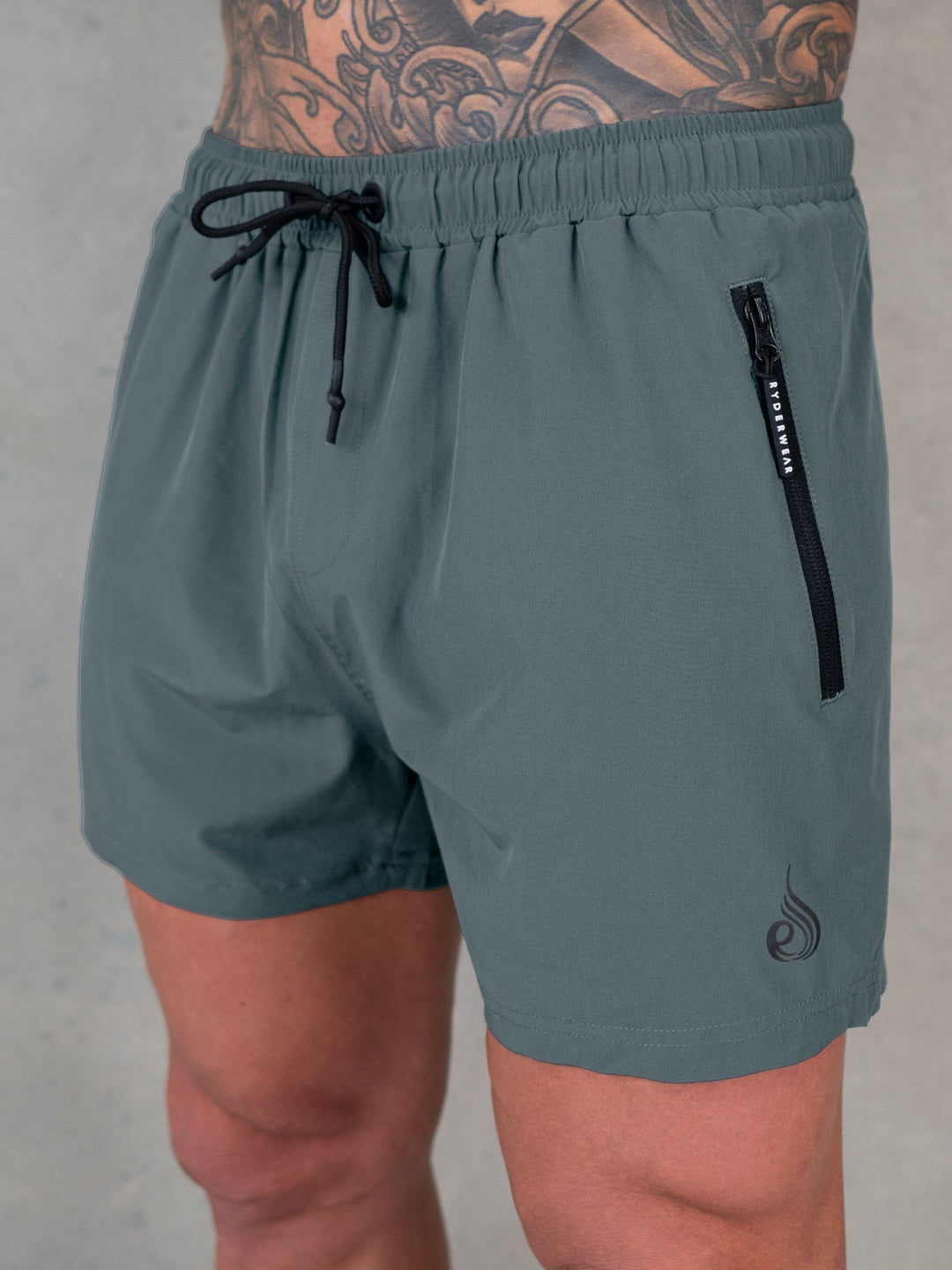 Adapt 5" Training Short - Petrol Clothing Ryderwear 