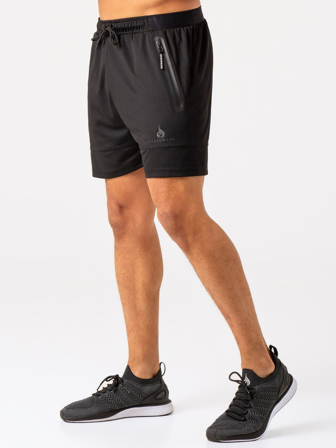 Advance Mesh Short - Black Clothing Ryderwear 