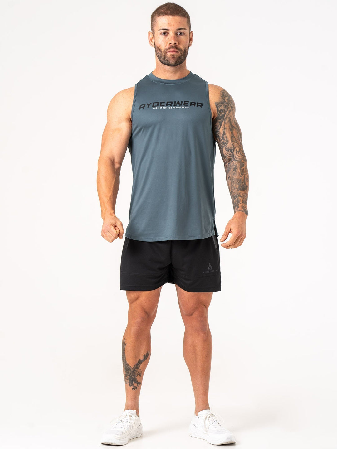 Advance Mesh Short - Black Clothing Ryderwear 