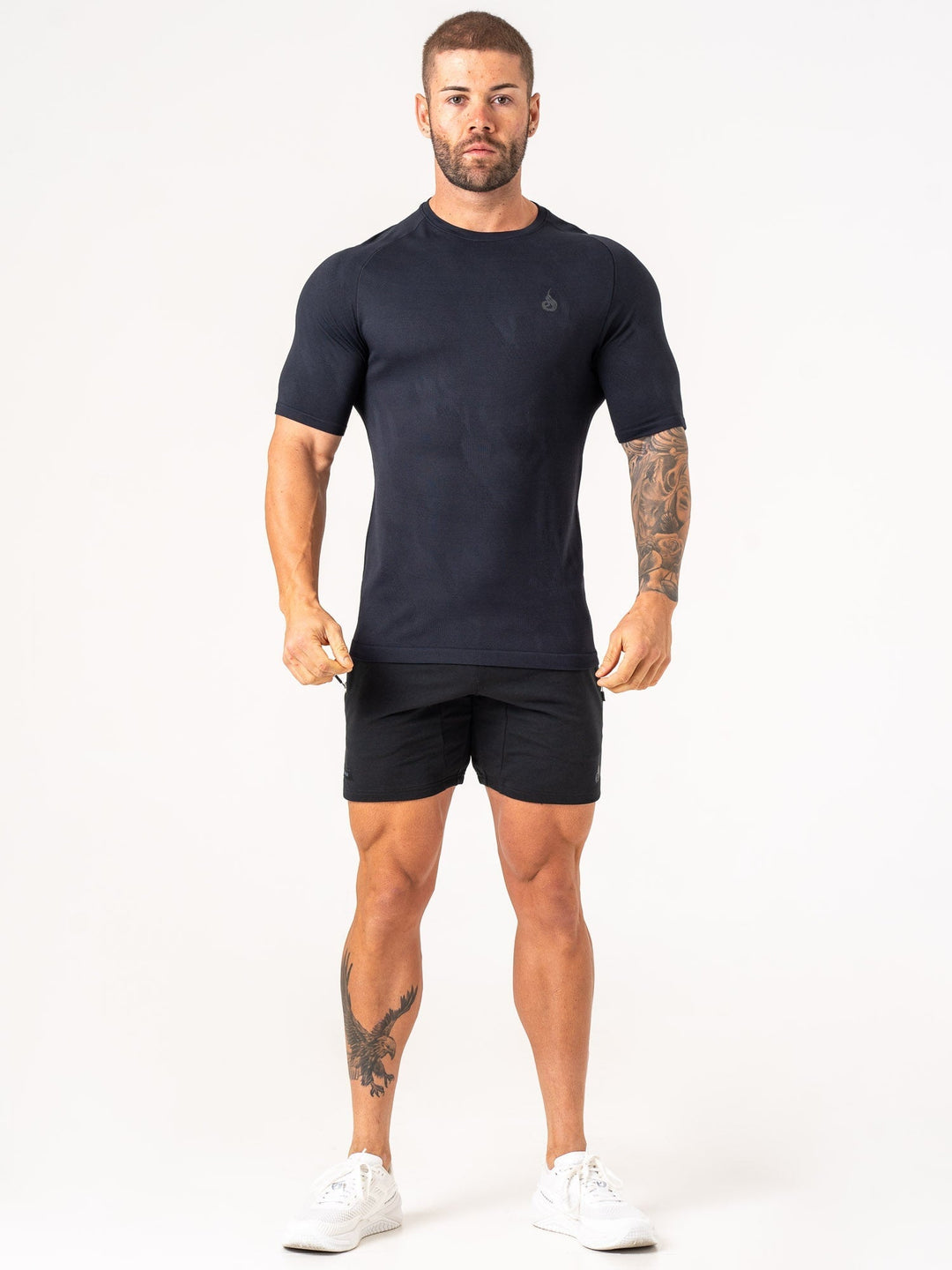 Aero Core Seamless T-Shirt - Black Clothing Ryderwear 