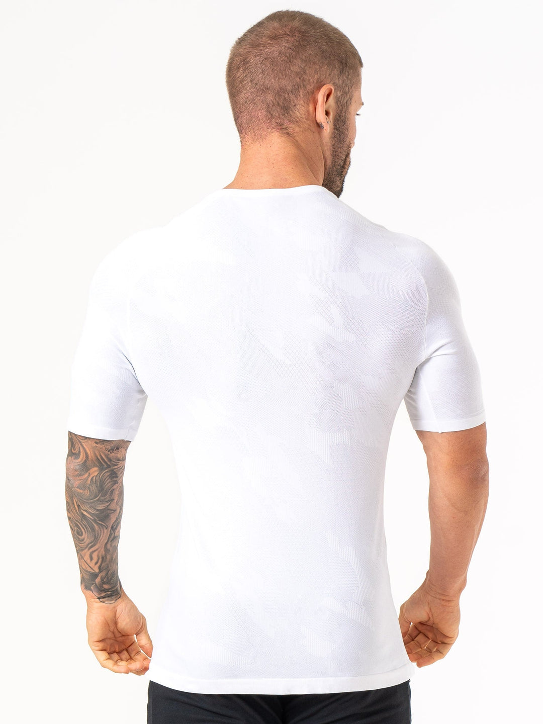 Aero Core Seamless T-Shirt - White Clothing Ryderwear 