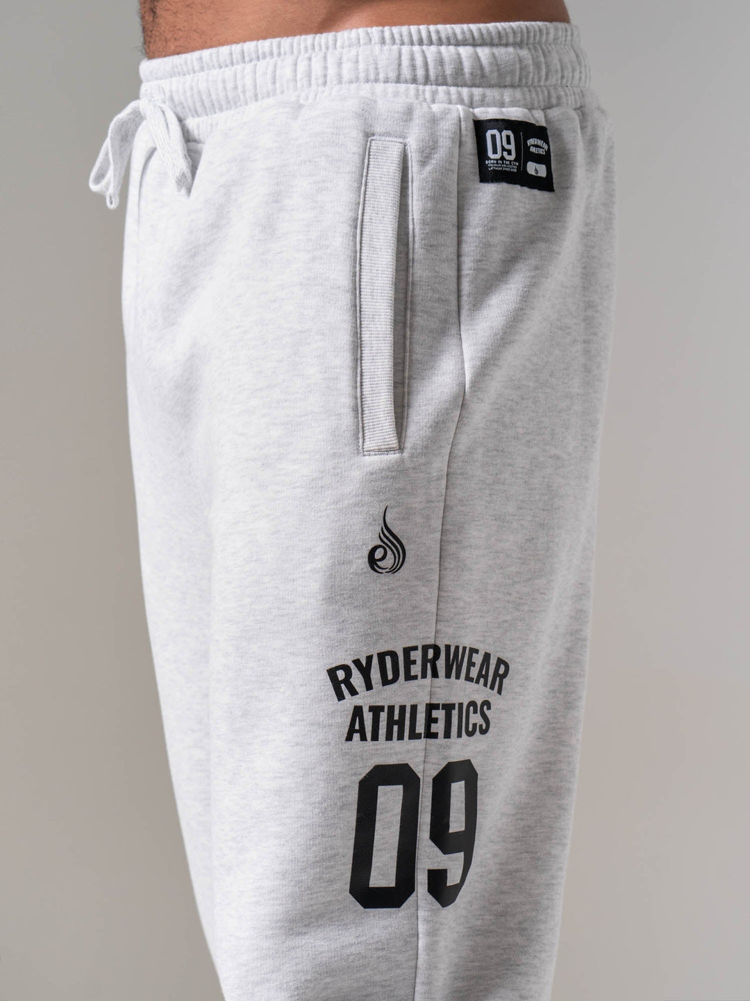 Athletic Track Pant - Snow Marl Clothing Ryderwear 